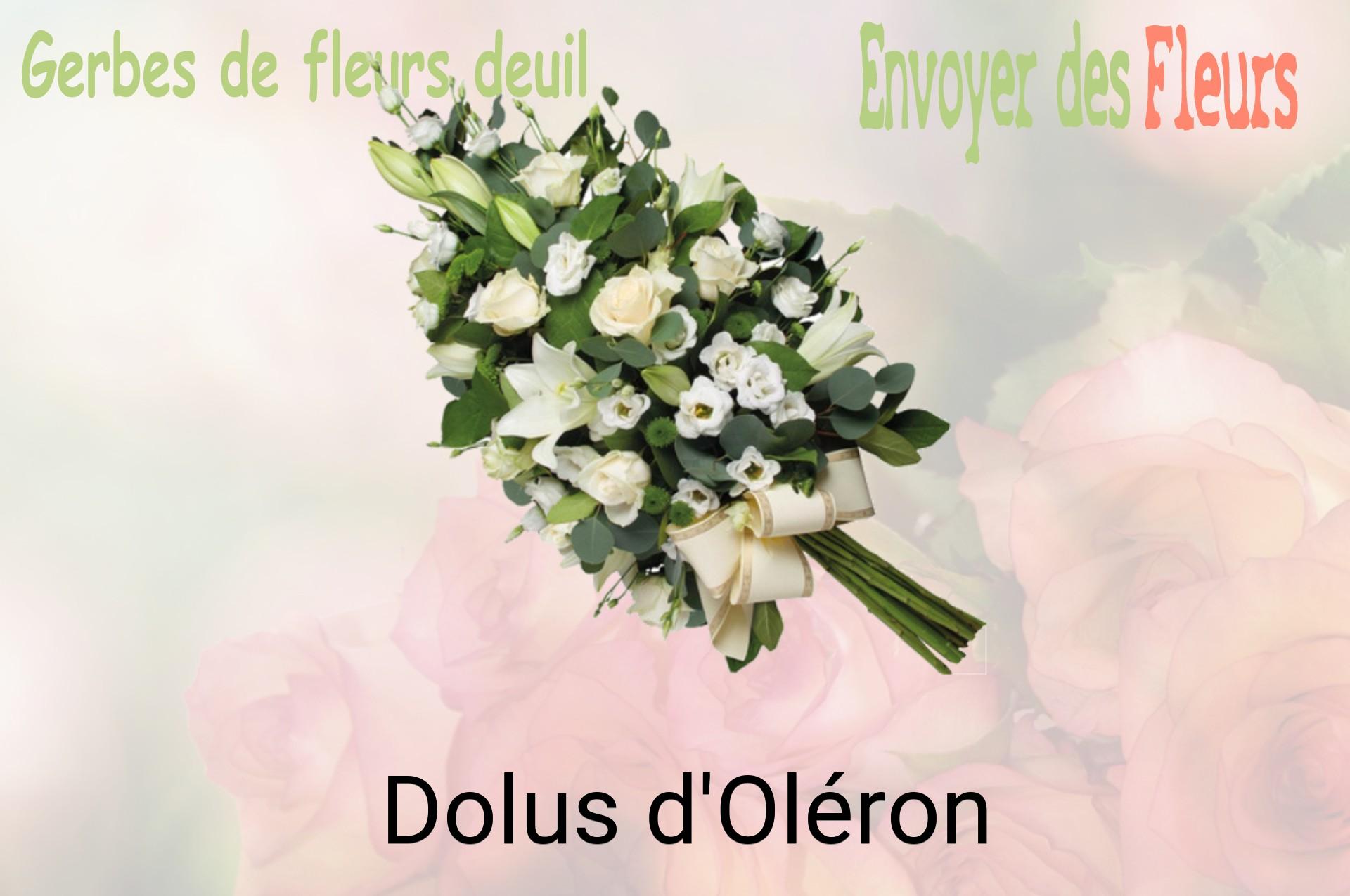 Gerbe de fleurs de deuil livrée à Dolus-d'Oléron